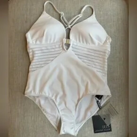 Jets Australia Parallels Clip Front One Piece (size 10) NWT - Picture 4 of 6